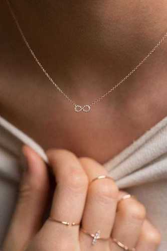 Real Diamond Simple and Small Pendant