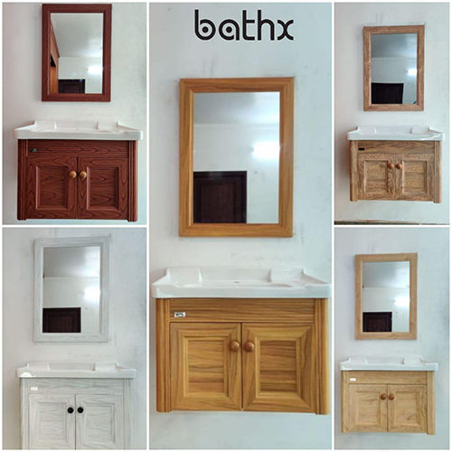 Aluminum Bathx Mirror Cabinet