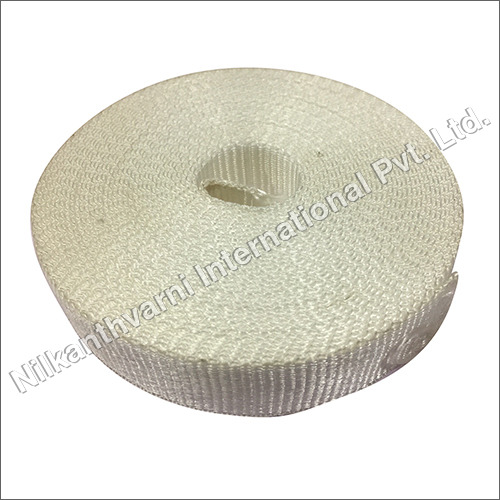 Polyester Woven Lashing Belt - Color: White
