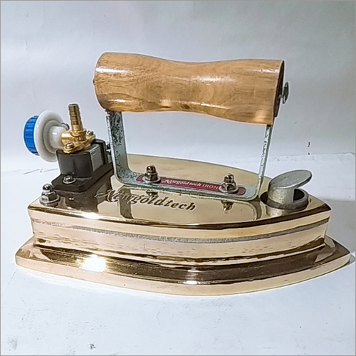 7 Kg Full Brass LPG Iron Press With Wooden Handle