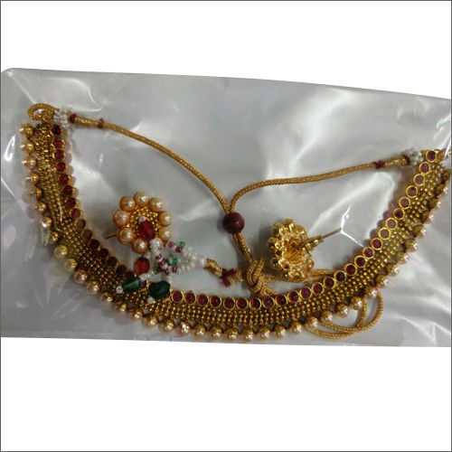 Gold Plate Necklace Set Gender: Women