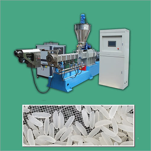 Automatic Fortified Rice Extrusion Plant Machine Capacity: 200-1500 Kg/Hr