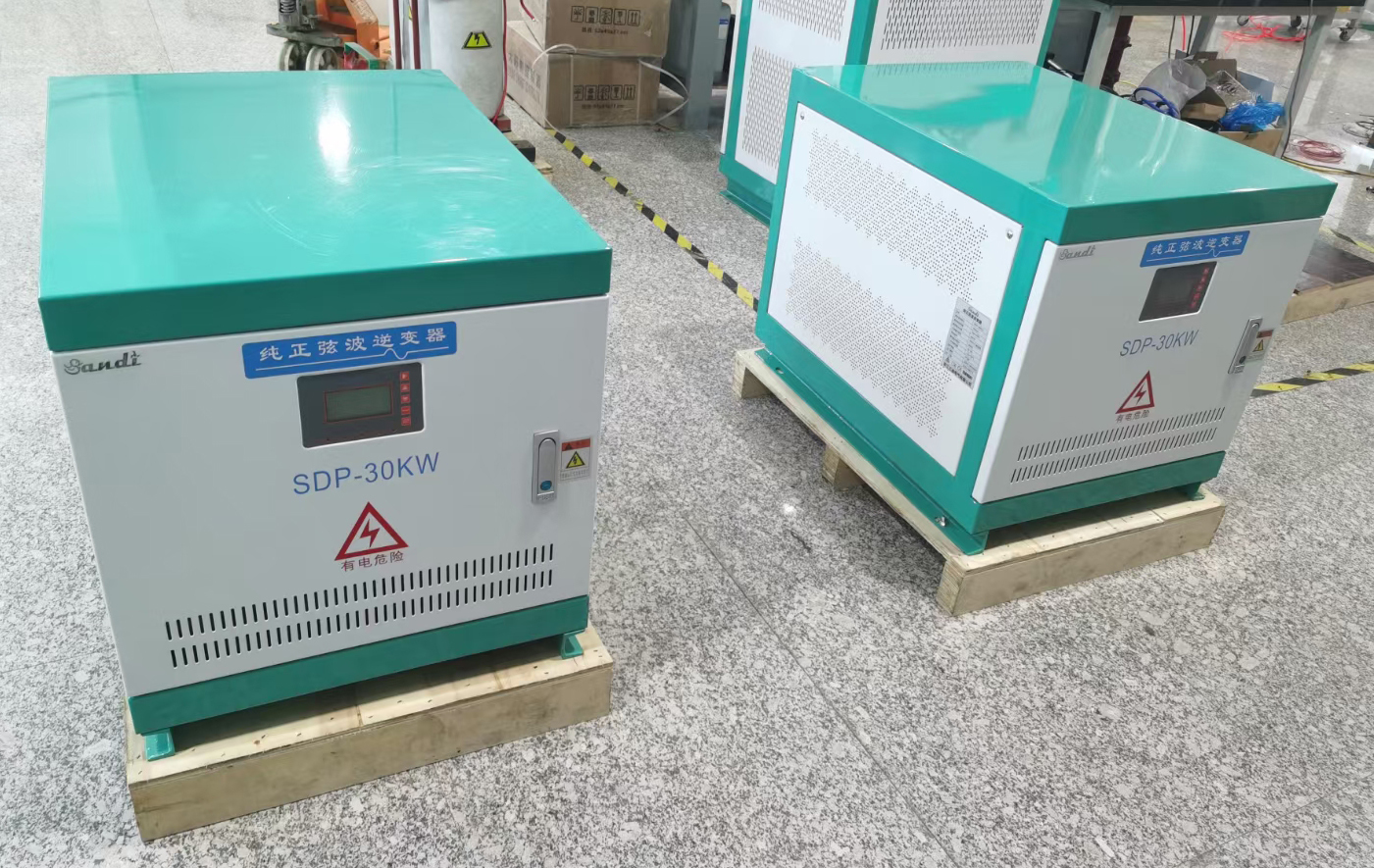 30KWH lifepo4 lithium battery - 10kw/12kw inverter- AC/DC charger system for industrial mobile vehicle application