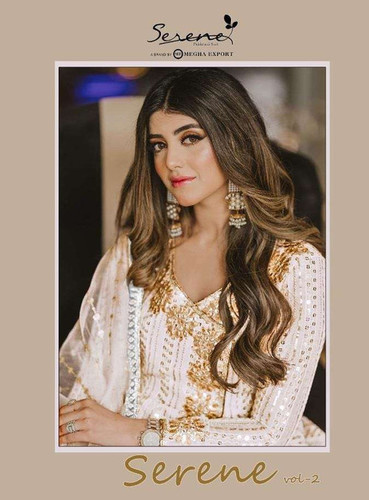 Serene Vol-2 S-31 Colors Georgette Fancy Work Pakistani Dresses Catalog