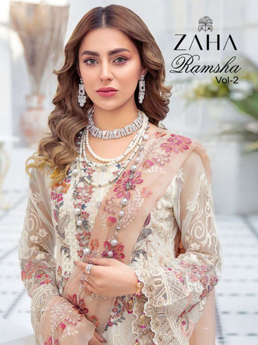 Zaha Ramsha Vol-2 Pakistani Heavy Dresses Catalog Collection