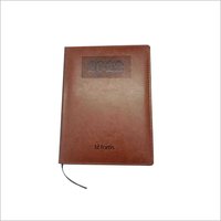 7x9 Inch Soft Binding Foam Leather Diary - Brown, 60 Gsm Super Print Paper, Antibacterial, Durable, Eco-friendly