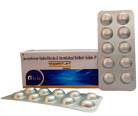 Levocetirizine HCL 5 mg Montelukast Sodium 10 mg Tablet
