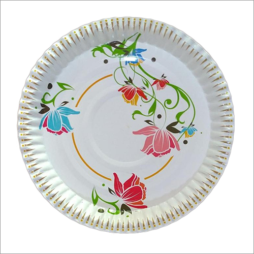 Round Printed Paper Plates