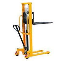 Full Electric Stacker - 110ft Height, 5 Tonne Max Lifting Load | Yellow, New, 1.5 Tonne Lifting Capacity, Indoor Usage