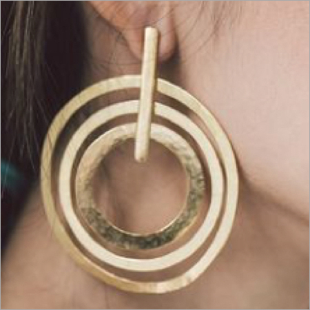 Ladies Brass Kan Earring By SUKHEN ANTIQUE JEWELLERY