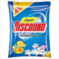 Super Detergent Powder - 1 Kg Plastic Pouch, Blue Color With Refreshing Lemon Fragrance, Enriched With Surfactants, Enzymes And Builders