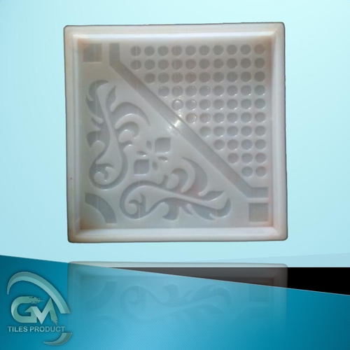 FLOWER CHEQUERED TILE MOULD