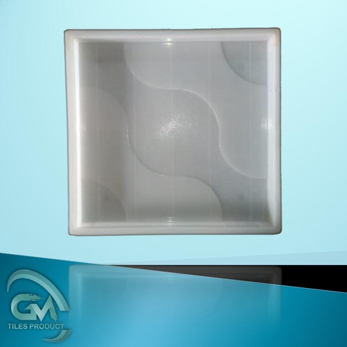 WAVE CHEQUERED TILE MOULD