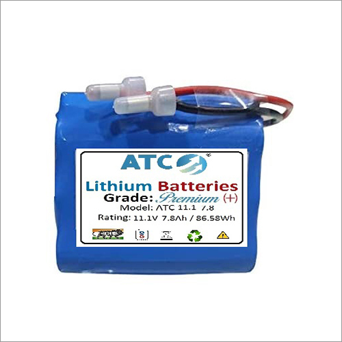 Blue 11.1V7.8Ah Nmc Premium Lithium Battery at Best Price in Mumbai