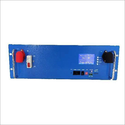 Blue 48V 200Ah Rechargeable Lithium-Ion Battery