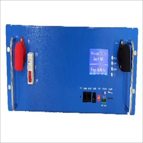 Blue 48V 200Ah Rechargeable Lithium Ion Battery