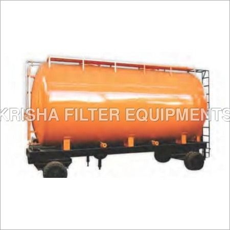 Transformer Oil storage tank trolley mounted