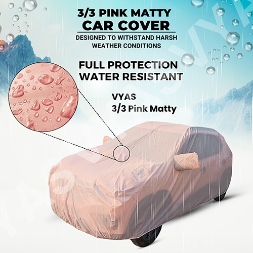 4/4 PINK WATERPROOF CAR COVER