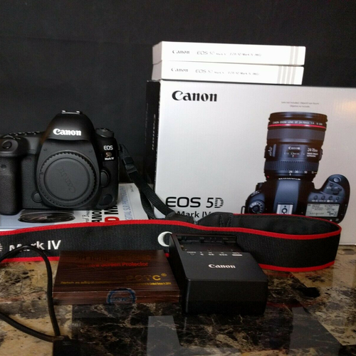 Wholesales For Canon EOS 5D Mark IV DSLR Camera & 24-105mm f/4L II USM Lens+ 64GB Pro Video Ki