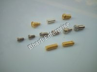 Brass Fasteners - Brass Material, Sizes From 4mm To 50mm Dia, Natural Yellow Colour | Cnc Machined, Automatic Lathe, Plated Finish