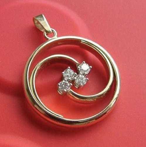 Real Diamond Simple And Small Pendant