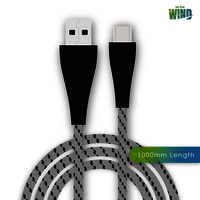 USB Type C 1 Meter Braided Charging Cable