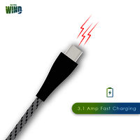 USB Type C 1 Meter Braided Charging Cable