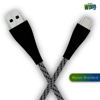 USB Type C 1 Meter Braided Charging Cable