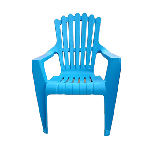 Mesh Back Blue Plastic Chair