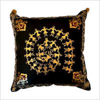 16X16 Inch Cactus Leather Printed Embroidery Cushion