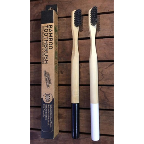 Round Bottom Handle Bamboo Toothbrush