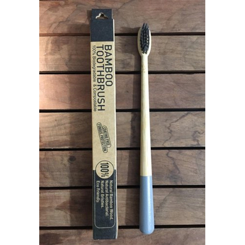 Cylindrical Bottom Bamboo Toothbrush