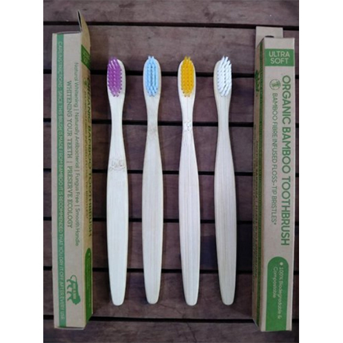 Adult C Curve Bamboo Toothbrush