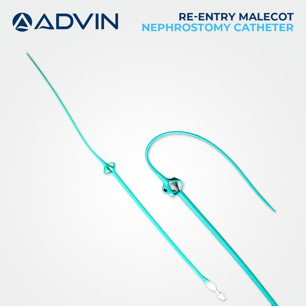 Manual Re-Entry Malecot Nephrostomy Catheter