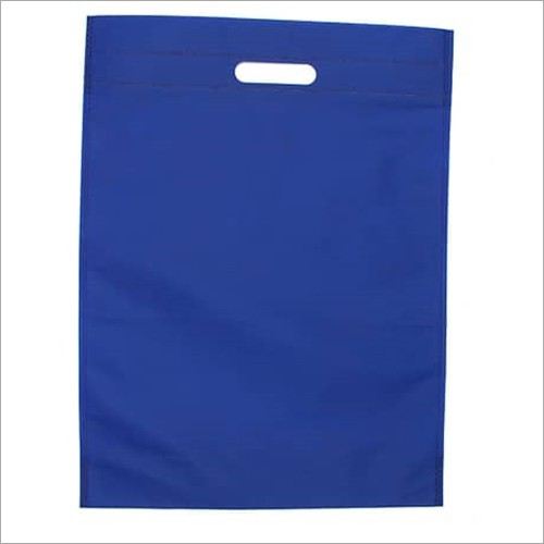Plain Blue D Cut Bag