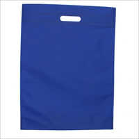 Plain Blue D Cut Bag