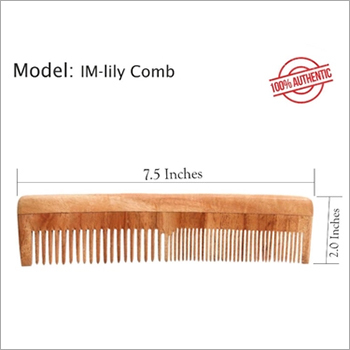 7.5 Inch Neem Wood Comb