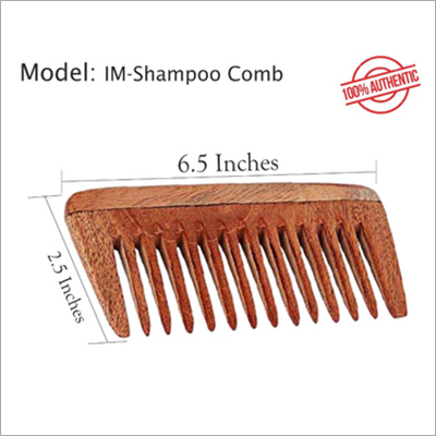 Neem Wood Shampoo Comb