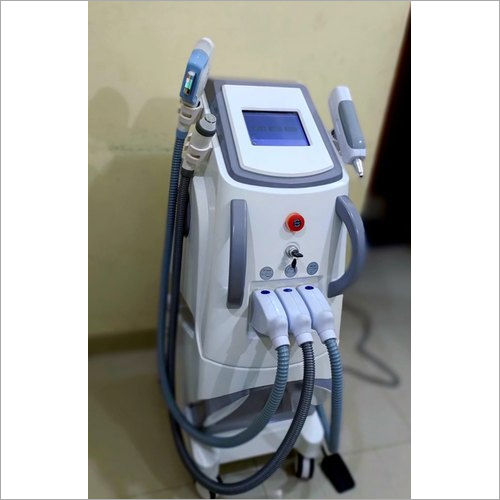 White 3 In 1 Professional Ipl Nd Yag Laser Rf Machine