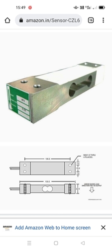 Silver Load Cell Shear Beam Type