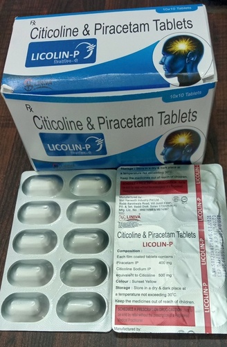 Citicolin 500 Piracetam 400