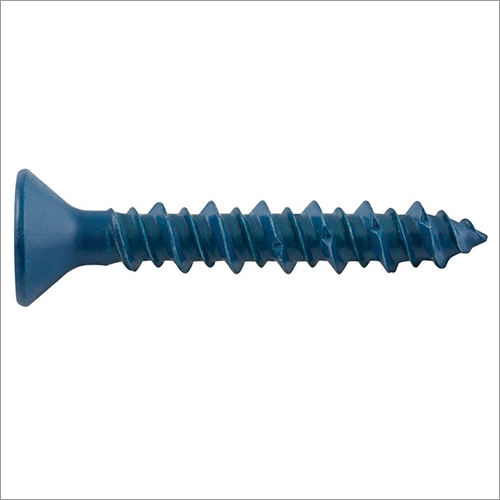 Blue Phillips Flat Head Concrete Screw Anchor By CHINDALIA INDUSTRIAL PRODUCTS LIMITED