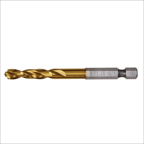 Silver Impact Ready Titanium Nitride Coated Drill Bits