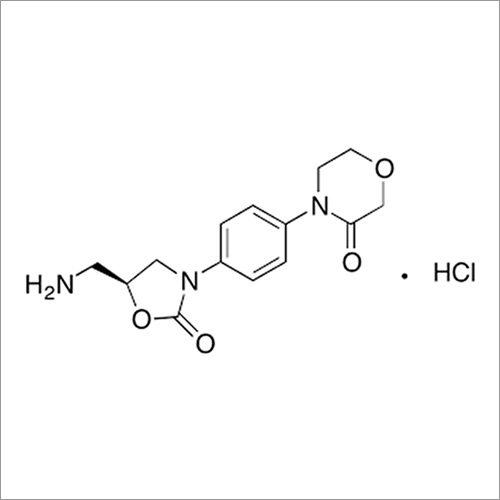 4-4-(5S)-5-(Aminomethyl)-2-Oxo-3-Oxazolidinyl Phenyl-3-Morpholinone Hydrochloride