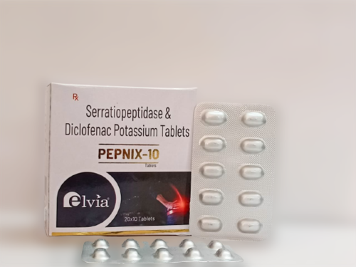 Diclofenac Potassium 50 mg Serratiopeptidase 10 mg Tablet