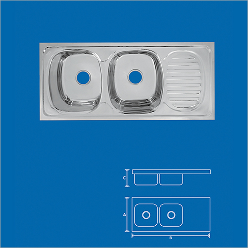 Double Bowl Single Drain Sink (DBSD)