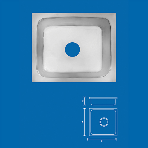 Upright Deepdreawn Square Single Bowl Sink (SSB)