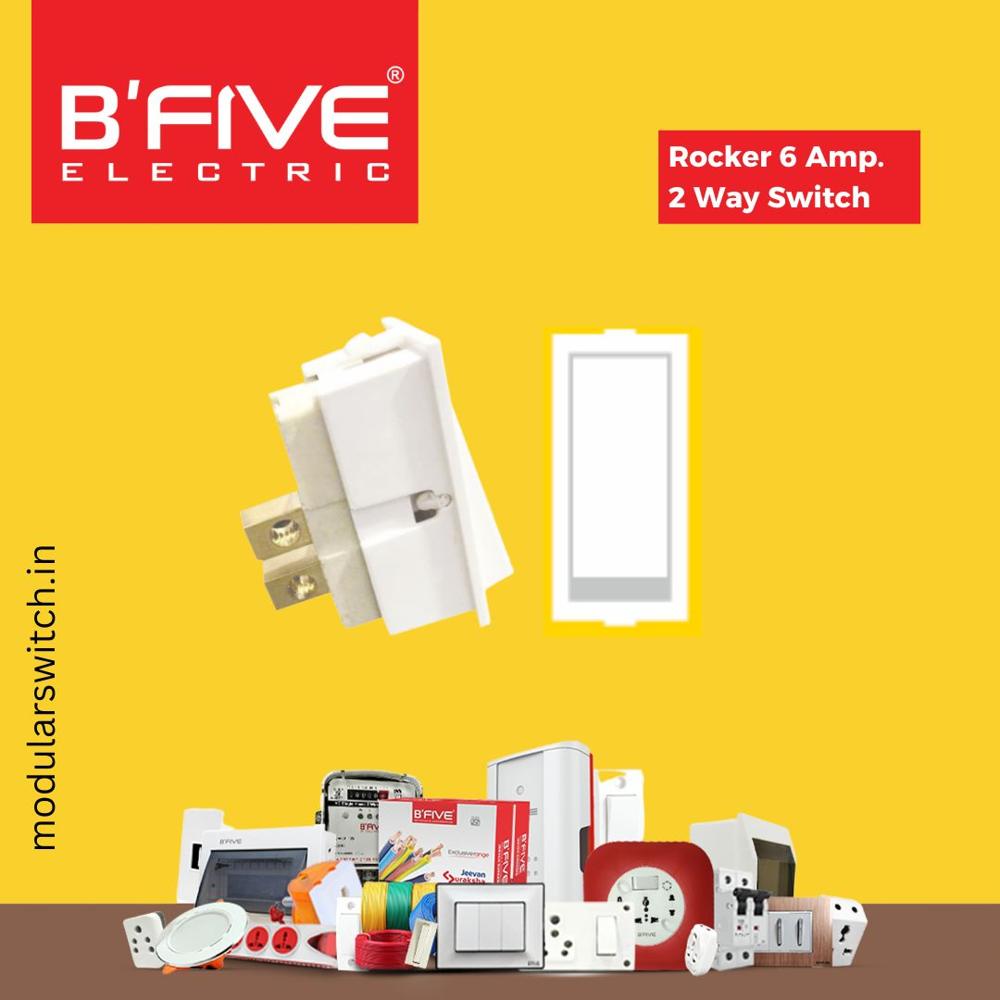 Modular Switches | Rocker 6 amp. 2 way switch (RT)