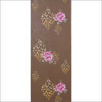 Floral Design Brown Background Ceiling Panel