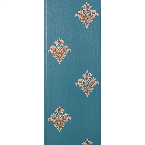 Floral Design Blue Background Ceiling Panel